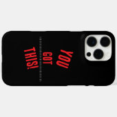 Coques Case-Mate iPhone Vibes méchants (Verso (horizontal))