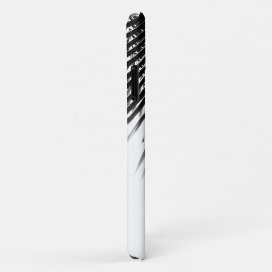 Coques Case-Mate iPhone Vibes noires et blanches de palmiers Feuilles #1 # (Dos/Droite)