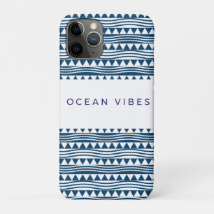 Case-Mate iPhone Case Vibes océaniques géométriques – côte bleu marine