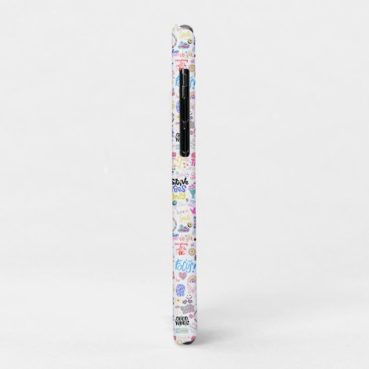 Coques Case-Mate iPhone Vibes positives (Dos/Gauche)