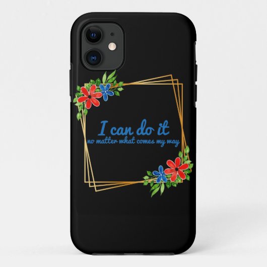 Coques Case-Mate iPhone vibes positives affirmations pour le travail (Dos)
