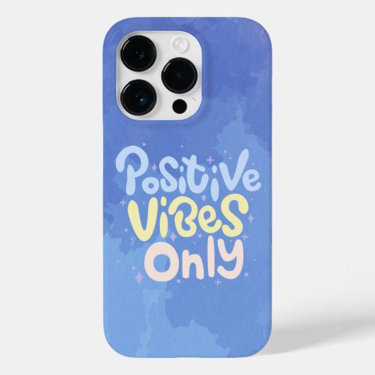 Coques Case-Mate iPhone Vibes Positives Seulement (Verso)