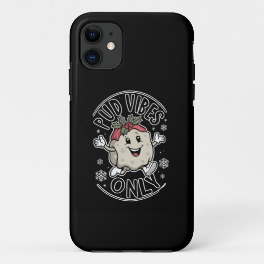 Coques Case-Mate iPhone Vibes Pud Seulement Funny Noël (Dos)
