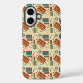 Coques Case-Mate iPhone Vibes rétro - 1980 Cassette Tapes Motif (Verso)