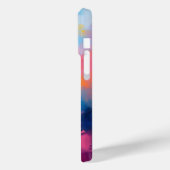 Coques Case-Mate iPhone Vibrant Abstrait - Rose gras (Verso / Gauche)