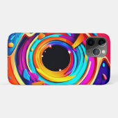 Coques Case-Mate iPhone Vibrant art cosmique Abstrait (Dos (Horizontal))