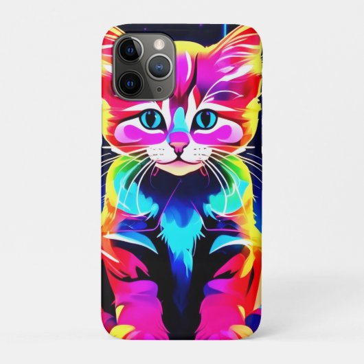 Coques Case-Mate iPhone Vibrant artisanat de chats (Dos)