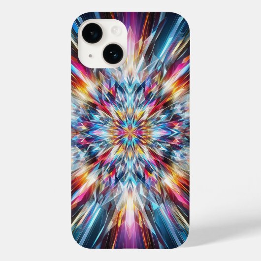 Coques Case-Mate iPhone Vibrant Crystal Burst Phone Case Abstract Geometri (Verso)
