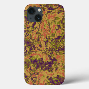 iPhone 13 Case Vibrant flower camouflage pattern