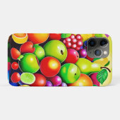 Coques Case-Mate iPhone Vibrant fruits Medley Art (Dos (Horizontal))
