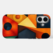 Coques Case-Mate iPhone Vibrant Geometric Harmony (Verso (horizontal))