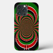 Coques Case-Mate iPhone Vibrant Kenya Vision : Drapeau kényan en miroir (Verso)