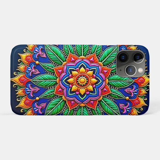 Coques Case-Mate iPhone Vibrant Mandala Artistry (Dos (Horizontal))