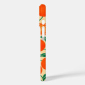 Coques Case-Mate iPhone Vibrant Orange Citrus Botanical Pattern  (Verso / Gauche)