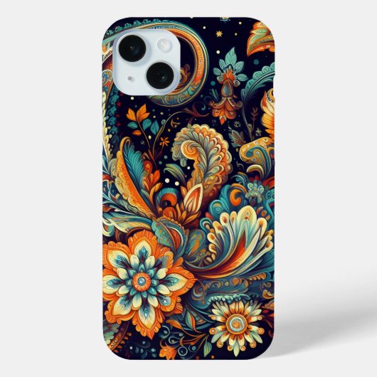 Coques Case-Mate iPhone Vibrant Paisley Delight (Verso)