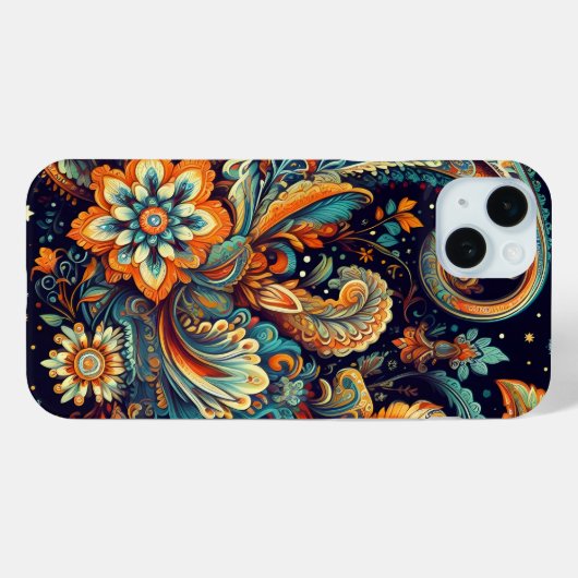 Coques Case-Mate iPhone Vibrant Paisley Delight (Verso (horizontal))