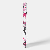 Coques Case-Mate iPhone Vibrant Pink Cherry Blossom Branches Pattern Phone (Verso / Droite)