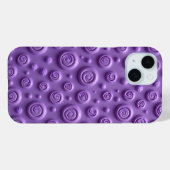 Coques Case-Mate iPhone Vibrant Purple Spiral iPhone Case Aesthetic (Verso (horizontal))