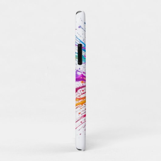 Coques Case-Mate iPhone Vibrant Rainbow Paint Splatter Explosion (Dos/Droite)