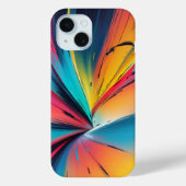 Coques Case-Mate iPhone Vibrant Speed Burst Neon Abstrait Energy Art (Verso)