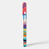Coques Case-Mate iPhone Vibrant Sunset Beach Vaves Design artistique (Verso / Gauche)