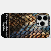 Coques Case-Mate iPhone Vibrant, texturé poison serpent (Verso (horizontal))