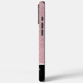 Coques Case-Mate iPhone Vibrant texture serpent rose (Verso / Gauche)