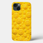 Coques Case-Mate iPhone Vibrant Yellow Spiral iPhone Case Cool Look (Verso)