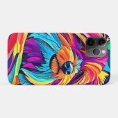 Coques Case-Mate iPhone Vibrant Yorkie pop art (Dos (Horizontal))