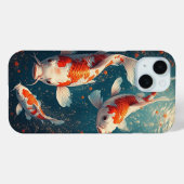 Coques Case-Mate iPhone Vibrants poissons Koï nageant (Verso (horizontal))