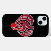 Coques Case-Mate iPhone Vibrations Amour musical Coeur rouge Musique Note (Verso (horizontal))