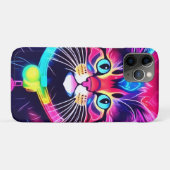 Coques Case-Mate iPhone Vibrations de Chat Arc-en-Ciel (Dos (Horizontal))