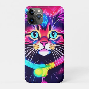 Case-Mate iPhone Case Vibrations de Chat Arc-en-Ciel