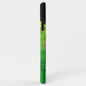 Coques Case-Mate iPhone VIBRATIONS DE LA MATIÈRE Femme fractale verte (Dos/Droite)