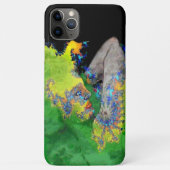 Coques Case-Mate iPhone VIBRATIONS DE LA MATIÈRE Femme fractale verte (Dos)