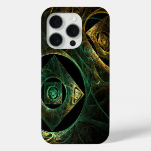 Coque iPhone 15 Pro Vibrations magiques Art Abstrait