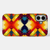 Coques Case-Mate iPhone Vibrations Rétro en Couleurs : Formes Géométriques (Verso (horizontal))