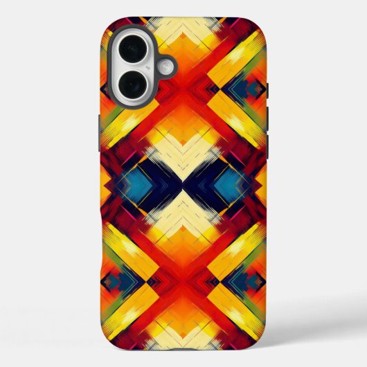 Coques Case-Mate iPhone Vibrations Rétro en Couleurs : Formes Géométriques (Verso)