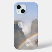 Coques Case-Mate iPhone Victoria Falls Rainbow Waterfall Photo (Verso)