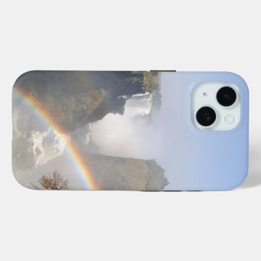 Coques Case-Mate iPhone Victoria Falls Rainbow Waterfall Photo (Verso (horizontal))
