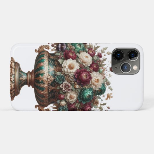 Coques Case-Mate iPhone Victorian Bavaria Floral Vase (Dos (Horizontal))