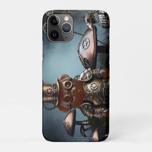 Coques Case-Mate iPhone Victorian Clockwork Gummy Bear Mechanical Raven (Dos)