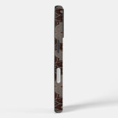 Coques Case-Mate iPhone Victorian Damask Brown Cuivre Motif (Verso / Droite)