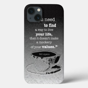Case-Mate iPhone Case Vie et valeurs, Existentialisme illustré citation
