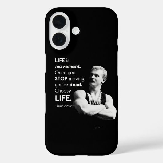 Coques Case-Mate iPhone Vie - Eugen Sandow Bodybuilding Motivation (Verso)
