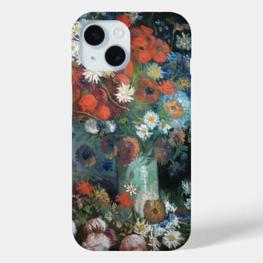Coques Case-Mate iPhone Vie morte avec Fleurs de prairie | Vincent van Gog (Verso)