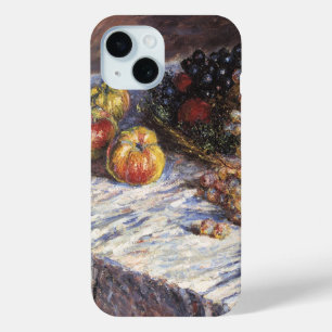 Coque Pour iPhone 15 Vie morte avec pommes et raisins par Claude Monet