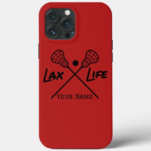 Coques Case-Mate iPhone Vie personnalisée de Red LAX (crosse) (Verso)