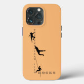 Coques Case-Mate iPhone Vie verticale - Design Escalade rock (Verso)