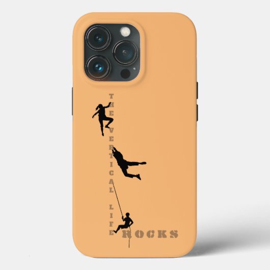 Coques Case-Mate iPhone Vie verticale - Design Escalade rock (Verso)